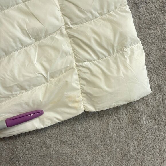 NEW 32 Degrees Heat Women's Size M White Puffer Vest Full Zip - Picture 8 of 9